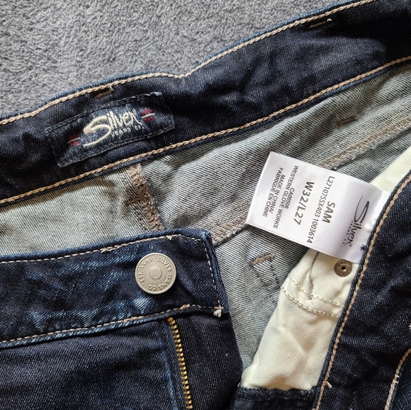 Silver Capri Jeans 32x27 - Picture 3 of 3